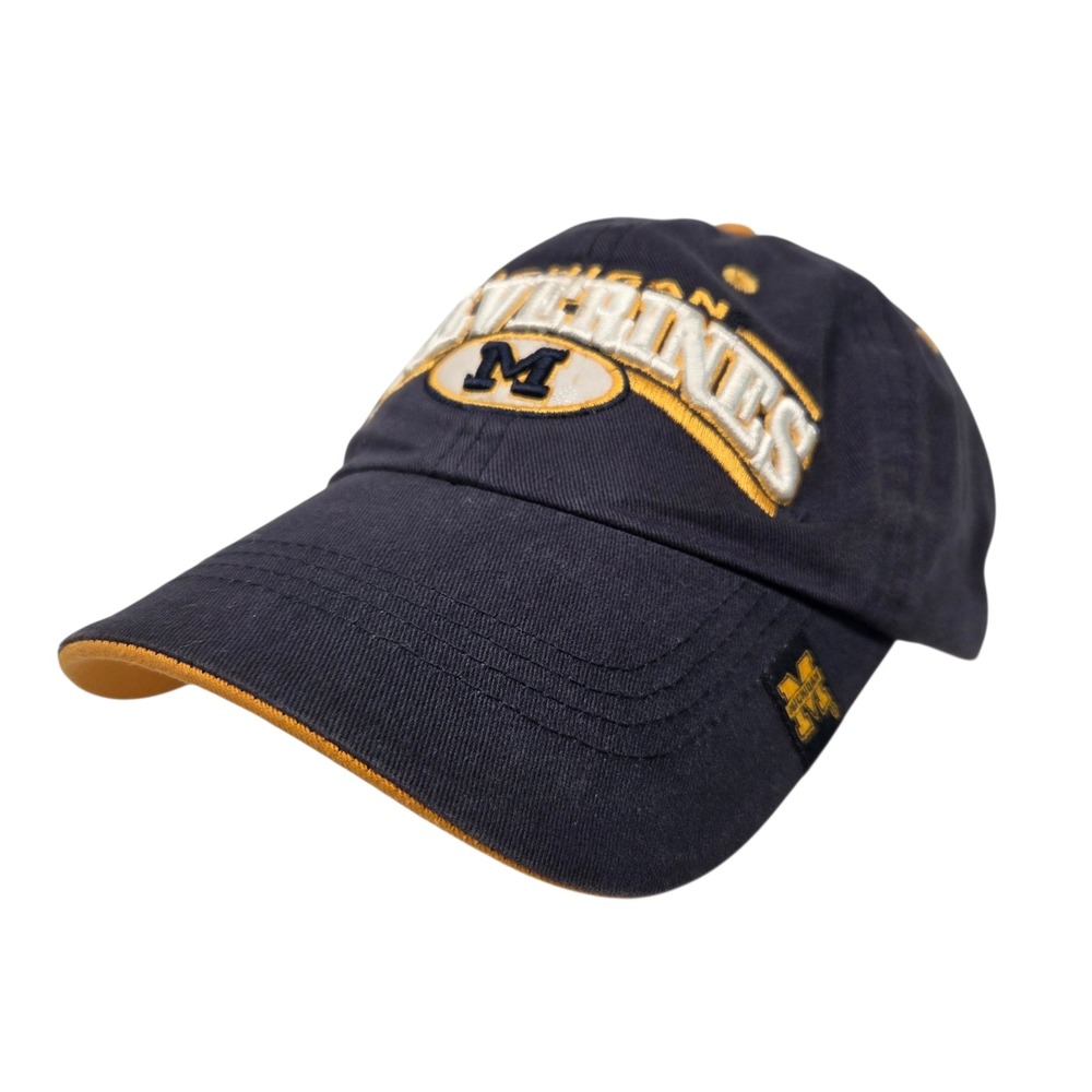 Vintage Top of the World Michigan Wolverines Sample Hat Navy Blue Cap NCAA Rare
